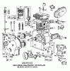 Toro 38090 (1132) - 1132 Snowthrower, 1979 (9000001-9999999) Ersatzteile ENGINE BRIGGS & STRATTON MODEL NO. 252412 TYPE NO. 0134-01 (11 H.P. SNOWTHROWER MODEL 38090) #1