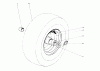 Toro 38090 (1132) - 1132 Snowthrower, 1979 (9000001-9999999) Ersatzteile WHEEL ASSEMBLY