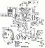 Toro 38150 (826) - 826 Snowthrower, 1980 (0000001-0999999) Ersatzteile ENGINE BRIGGS & STRATTON MODEL NO. 190402 TYPE 0989-01 (8 H.P. SNOWTHROWER MODEL 38150) #1