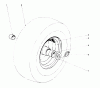 Toro 38150 (826) - 826 Snowthrower, 1980 (0000001-0999999) Ersatzteile WHEEL ASSEMBLY