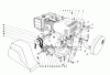 Toro 38150 (826) - 826 Snowthrower, 1982 (2000001-2999999) Ersatzteile ENGINE ASSEMBLY (MODEL 38090)
