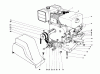 Toro 38150 (826) - 826 Snowthrower, 1982 (2000001-2999999) Ersatzteile ENGINE ASSEMBLY (MODEL 38150)