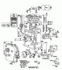 Toro 38150 (826) - 826 Snowthrower, 1982 (2000001-2999999) Ersatzteile ENGINE BRIGGS & STRATTON MODEL NO. 190402 TYPE 0989-01 (8 H.P. SNOWTHROWER MODEL 38150) #1