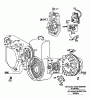 Toro 38150 (826) - 826 Snowthrower, 1982 (2000001-2999999) Ersatzteile ENGINE BRIGGS & STRATTON MODEL NO. 252412 TYPE NO. 0191-01 (11 H. P. SNOWTHROWER MODEL 38090)