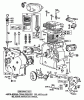Toro 38150 (826) - 826 Snowthrower, 1982 (2000001-2999999) Ersatzteile ENGINE BRIGGS & STRATTON MODEL NO. 252412 TYPE NO. 0191-01 (11 H.P. SNOWTHROWER MODEL 38090) #1