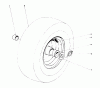 Toro 38150 (826) - 826 Snowthrower, 1982 (2000001-2999999) Ersatzteile WHEEL ASSEMBLY