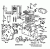 Toro 38090 (1132) - 1132 Snowthrower, 1984 (4000001-4999999) Ersatzteile ENGINE BRIGGS & STRATTON MODEL NO. 252412-0685-01 #1