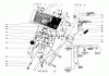Toro 38090 (1132) - 1132 Snowthrower, 1985 (5000001-5999999) Ersatzteile HANDLE ASSEMBLY