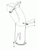 Toro 38090 (1132) - 1132 Snowthrower, 1986 (6000001-6999999) Ersatzteile CHUTE EXTENSION KIT 26-1100 (OPTIONAL)