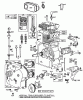 Toro 38090 (1132) - 1132 Snowthrower, 1986 (6000001-6999999) Ersatzteile ENGINE MODEL BRIGGS & STRATTON NO. 252416-0719-01