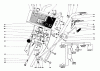 Toro 38090 (1132) - 1132 Snowthrower, 1986 (6000001-6999999) Ersatzteile HANDLE ASSEMBLY