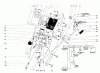 Toro 38090 (1132) - 1132 Snowthrower, 1987 (7000001-7999999) Ersatzteile HANDLE ASSEMBLY