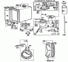 Toro 38095 (1132) - 1132 Snowthrower, 1980 (0000001-0999999) Ersatzteile ENGINE BRIGGS & STRATTON MODEL NO. 252416 TYPE NO. 0190-01 #3