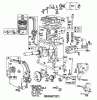 Toro 38155 (826) - 826 Snowthrower, 1982 (2000001-2999999) Ersatzteile ENGINE MODEL NO. 190402 TYPE 0989-01 (MODEL 38155) #1