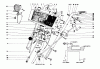 Toro 38155 (826) - 826 Snowthrower, 1982 (2000001-2999999) Ersatzteile HANDLE ASSEMBLY