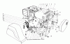 Toro 38095 (1132) - 1132 Snowthrower, 1983 (3000001-3999999) Ersatzteile ENGINE ASSEMBLY
