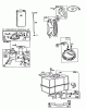 Toro 38095 (1132) - 1132 Snowthrower, 1987 (7000001-7999999) Ersatzteile ENGINE BRIGGS & STRATTON MODEL NO. 252416-0735-01 #2