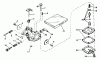 Toro 38100 (S-140) - S-140 Snowthrower, 1980 (SN 0500000-0999999) Ersatzteile CARBURETOR NO. 632103 ENGINE MODEL AH-520 TYPE 1584A (USED ON UNITS WITH SERIAL NO. 0000001 THRU 0299999)