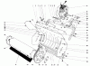 Toro 38100 (S-140) - S-140 Snowthrower, 1980 (SN 0500000-0999999) Ersatzteile LOWER MAIN FRAME