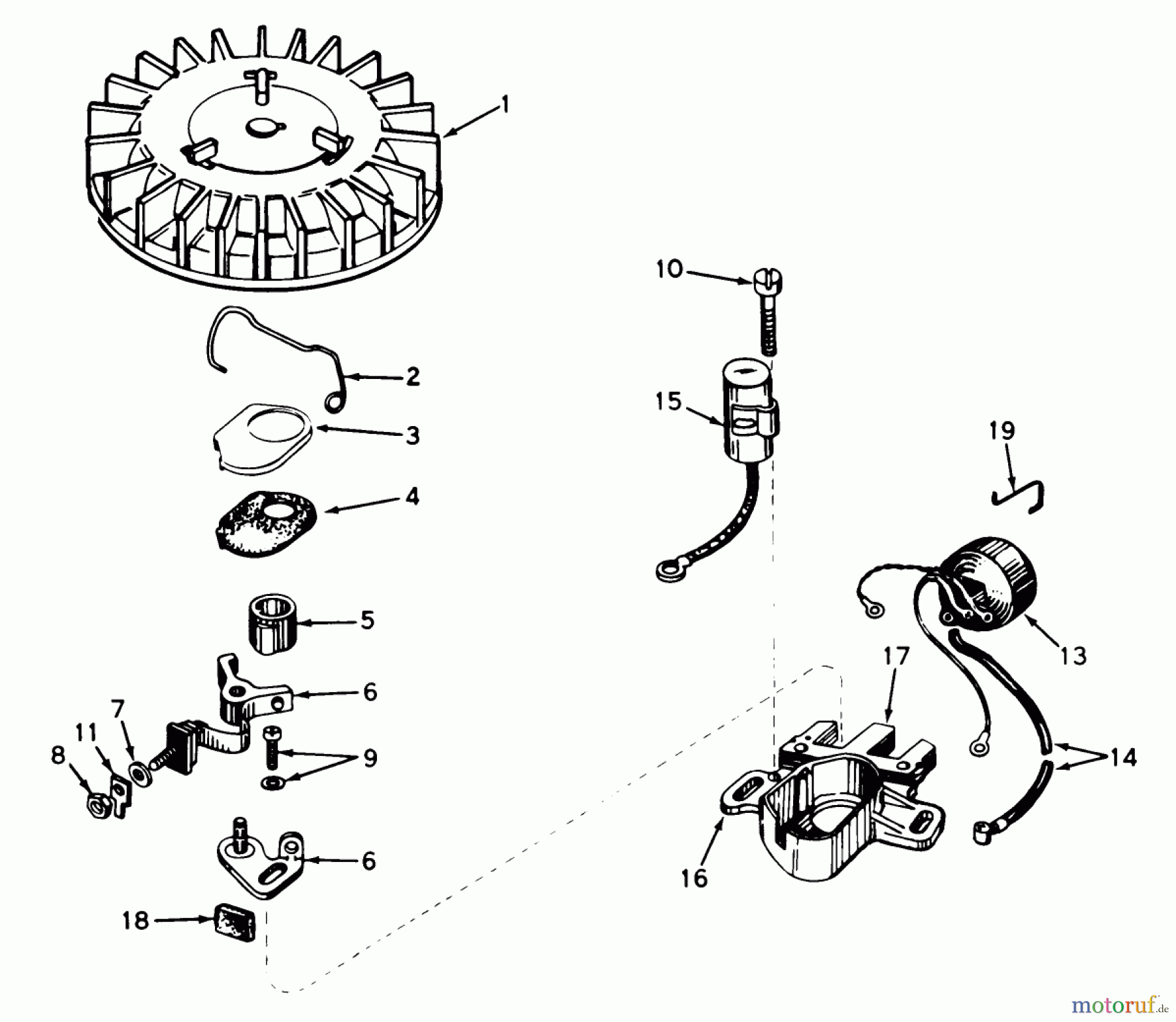 Toro Neu Snow Blowers/Snow Throwers Seite 1 38100 (S-140) - Toro S-140 Snowthrower, 1980 (SN 0000001-0499999) MAGNETO NO. 610794A ENGINE MODEL NO. AH520 TYPE 1584A (USED ON UNITS WITH SERIAL NO. 0000001 THRU 0299999) ENGINE MODEL NO. AH52