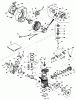 Toro 38100 (S-140) - S-140 Snowthrower, 1981 (1000001-1999999) Ersatzteile ENGINE TECUMSEH ASSEMBLY ENGINE MODEL NO. AH520 TYPE 1584A, 1584B, 1601, 1601A & 1601B