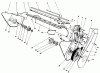 Toro 38110C (CR-20R) - CR-20R Snowthrower, 1987 (7000001-7999999) Ersatzteile LOWER FRAME ASSEMBLY