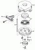 Toro 38110C (CR-20R) - CR-20R Snowthrower, 1987 (7000001-7999999) Ersatzteile REWIND STARTER NO. 590537
