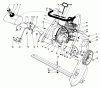 Toro 38110C (CR-20R) - CR-20R Snowthrower, 1988 (8000001-8999999) Ersatzteile ENGINE ASSEMBLY (MODEL NO.38115C)