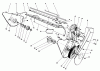 Toro 38110C (CR-20R) - CR-20R Snowthrower, 1988 (8000001-8999999) Ersatzteile LOWER FRAME ASSEMBLY
