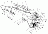 Toro 38115C (CR-20R) - CR-20 Snowthrower, 1990 (0000001-0999999) Ersatzteile LOWER FRAME ASSEMBLY