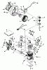 Toro 38116 (CR-20R) - CR-20 Snowthrower, 1988 (8000001-8999999) Ersatzteile ENGINE TECUMSEH MODEL NO. AH-600 TYPE 1623-M