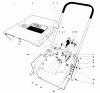 Toro 38130 (S-200) - S-200 Snowthrower, 1979 (9000001-9999999) Ersatzteile SHROUD & HANDLE ASSEMBLY (MODEL 38120)