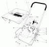Toro 38130 (S-200) - S-200 Snowthrower, 1979 (9000001-9999999) Ersatzteile SHROUD & HANDLE ASSEMBLY (MODEL 38130)