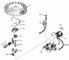 Toro 38120 (S-200) - S-200 Snowthrower, 1980 (0000001-0015000) Ersatzteile MAGNETO NO. 610794A