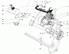 Toro 38130 (S-200) - S-200 Snowthrower, 1980 (0000001-0015000) Ersatzteile ENGINE ASSEMBLY (MODEL 38120)