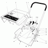 Toro 38130 (S-200) - S-200 Snowthrower, 1980 (0000001-0015000) Ersatzteile SHROUD & HANDLE ASSEMBLY (MODEL 38130)