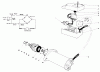 Toro 38130 (S-200) - S-200 Snowthrower, 1980 (0000001-0015000) Ersatzteile STARTER MOTOR & SWITCH ASSEMBLY (MODEL 38130)