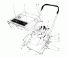 Toro 38130 (S-200) - S-200 Snowthrower, 1981 (1000001-1000350) Ersatzteile SHROUD & HANDLE ASSEMBLY (MODEL 38130)