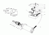 Toro 38130 (S-200) - S-200 Snowthrower, 1981 (1000001-1000350) Ersatzteile STARTER MOTOR & SWITCH ASSEMBLY (MODEL 38130)