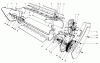 Toro 38130 (S-200) - S-200 Snowthrower, 1981 (1000351-1999999) Ersatzteile LOWER MAIN FRAME ASSEMBLY (MODEL 38130)