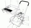 Toro 38130 (S-200) - S-200 Snowthrower, 1981 (1000351-1999999) Ersatzteile SHROUD & HANDLE ASSEMBLY (MODEL 38120)