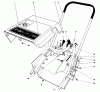 Toro 38130 (S-200) - S-200 Snowthrower, 1981 (1000351-1999999) Ersatzteile SHROUD & HANDLE ASSEMBLY (MODEL 38130)