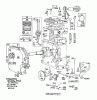 Toro 38150 (826) - 826 Snowthrower, 1984 (4000001-4999999) Ersatzteile ENGINE BRIGGS & STRATTON MODEL NO. 190402-2720-01 #1