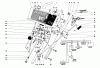 Toro 38150 (826) - 826 Snowthrower, 1984 (4000001-4999999) Ersatzteile HANDLE ASSEMBLY