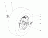 Toro 38150 (826) - 826 Snowthrower, 1984 (4000001-4999999) Ersatzteile WHEEL ASSEMBLY
