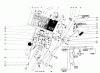 Toro 38150 (826) - 826 Snowthrower, 1987 (7000001-7999999) Ersatzteile HANDLE ASSEMBLY
