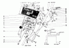 Toro 38155 (826) - 826 Snowthrower, 1980 (0000001-0999999) Ersatzteile HANDLE ASSEMBLY
