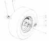Toro 38155 (826) - 826 Snowthrower, 1980 (0000001-0999999) Ersatzteile WHEEL ASSEMBLY