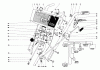 Toro 38155 (826) - 826 Snowthrower, 1983 (3000001-3999999) Ersatzteile HANDLE ASSEMBLY