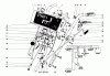 Toro 38155 (826) - 826 Snowthrower, 1987 (7000001-7999999) Ersatzteile HANDLE ASSEMBLY